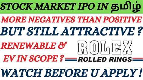 rolex rings ipo result|rolex ring ipo price.